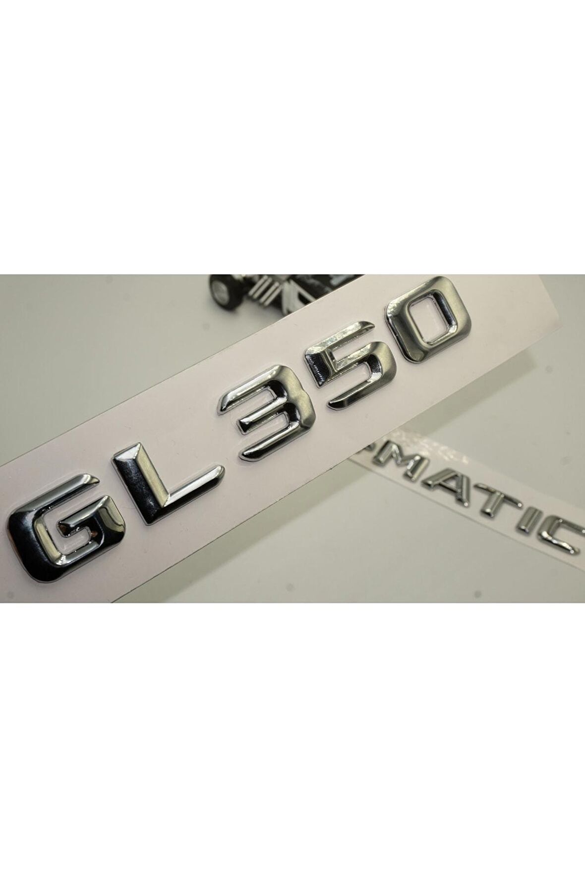 Benz Gl 350 4matic Bagaj Krom Metal 3m 3d Yazı Logo