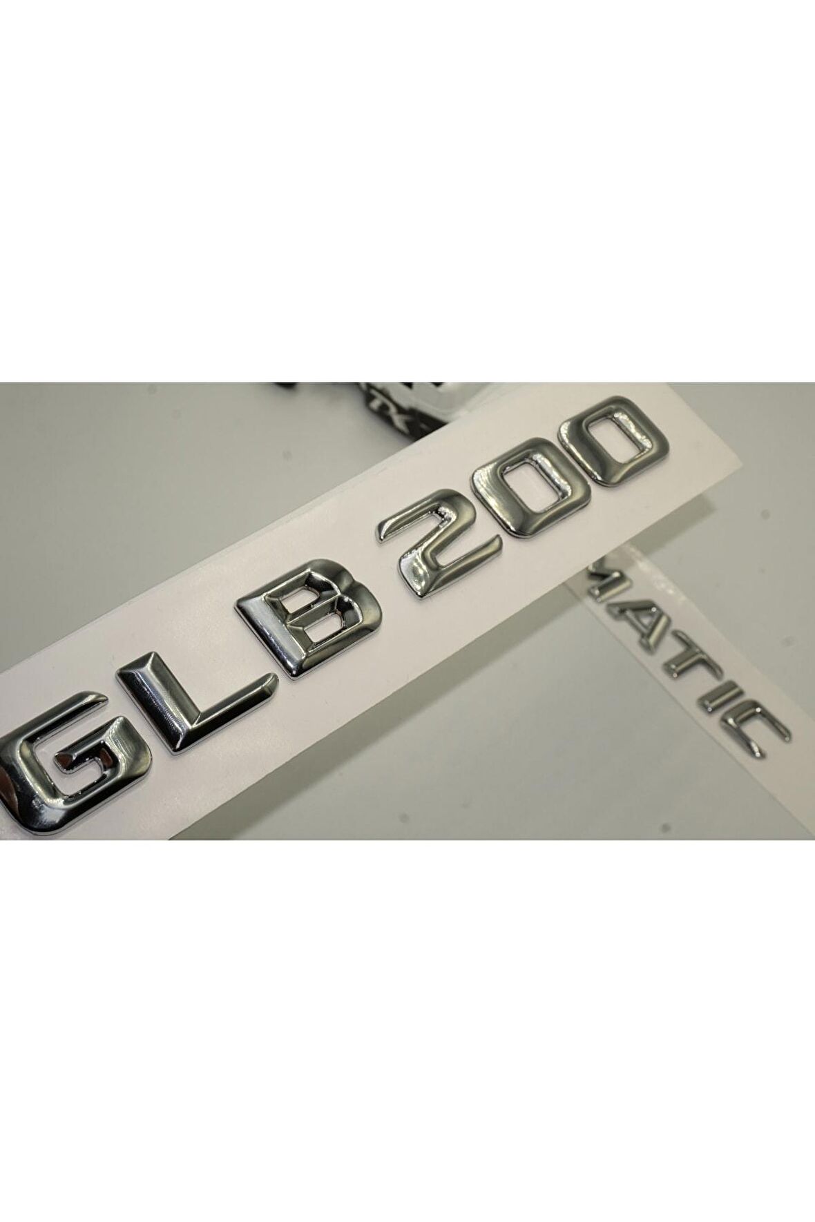 Benz Glb 200 4matic Bagaj Krom Metal 3m 3d Yazı Logo