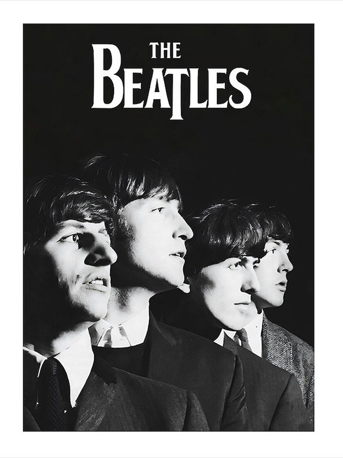 The Beatles Dekoratif ahşap Tablo 18cm X 27cm