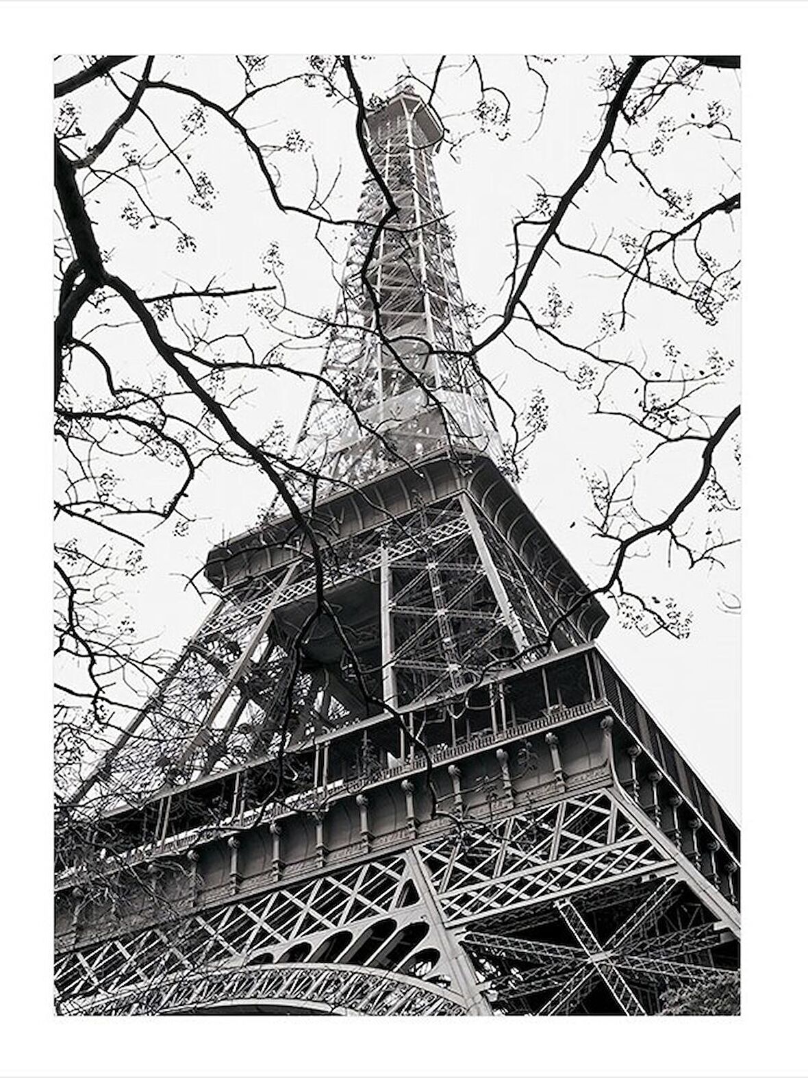 Eyfel Kulesi Paris Model Mdf tablo 18cm X 27cm