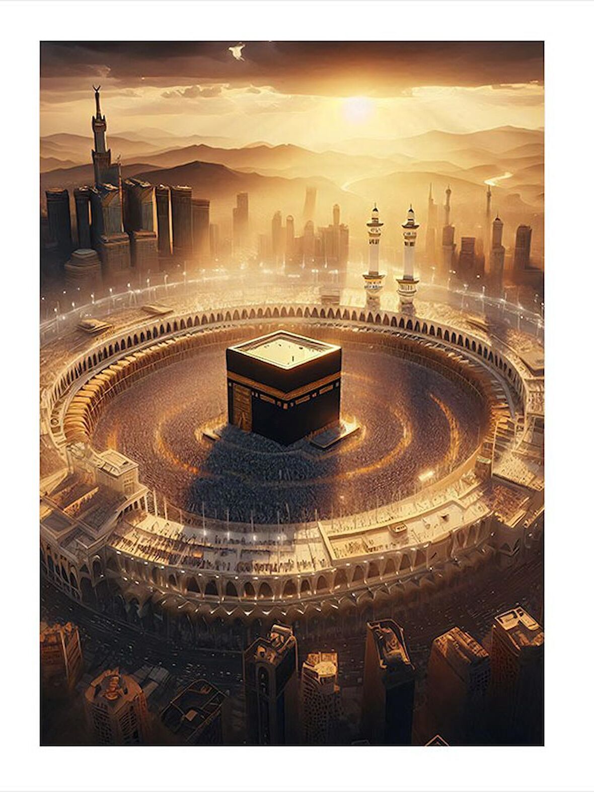 Kabe Manzarası Mdf poster 35cm X50cm
