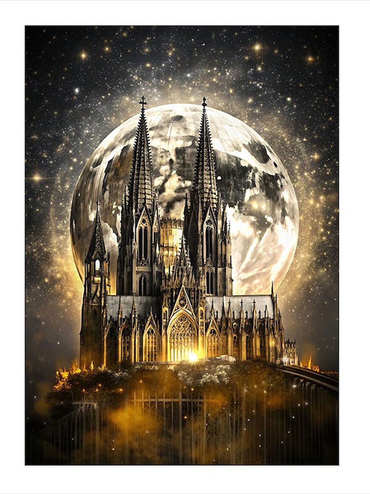 Katedral Hediyelik Mdf Tablo 25cmX 35cm