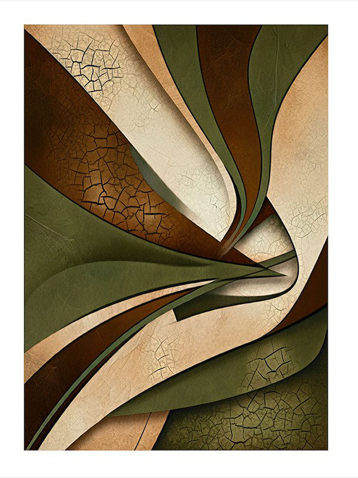 Soyut Renkli Tasarım Modern Mdf Tablo