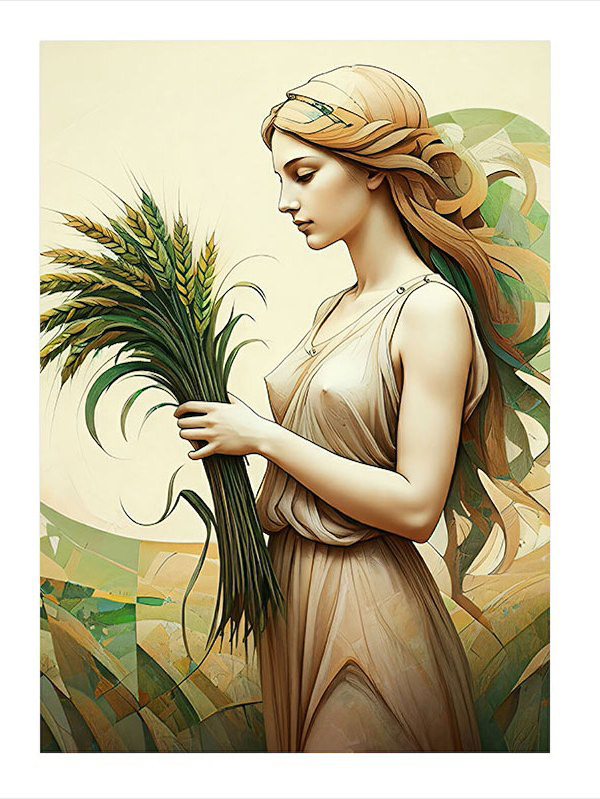 Başak Burcu Modern Mdf Tablo