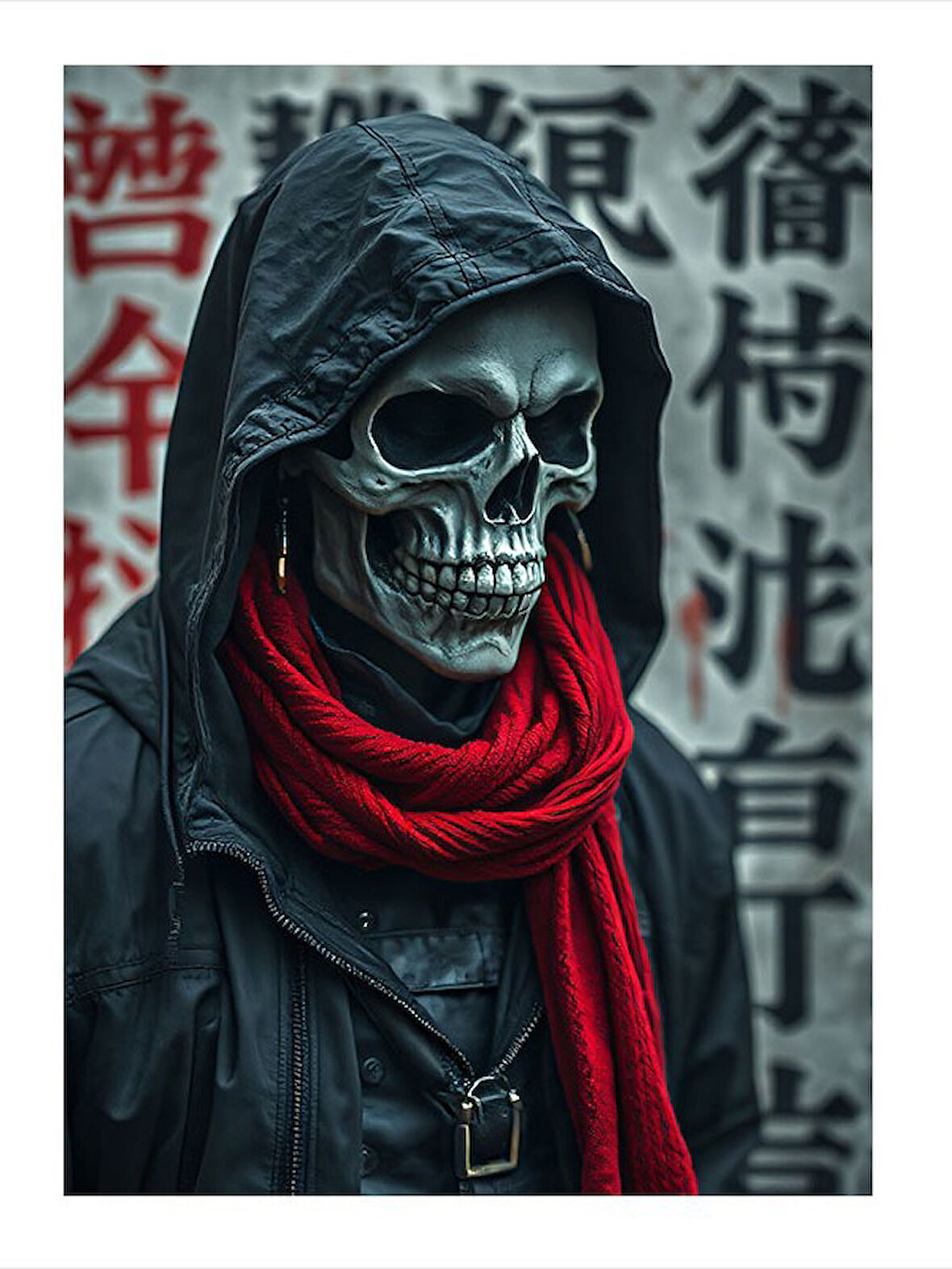 Kırmızı Maskeli Adam Art Mdf Poster