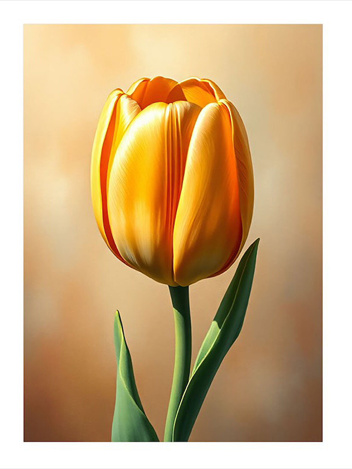 Baharın İlk Laleleri Tasarım Mdf Tablo