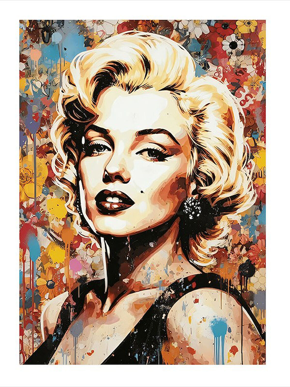 İkonik Marilyn Yansıması Model Mdf tablo