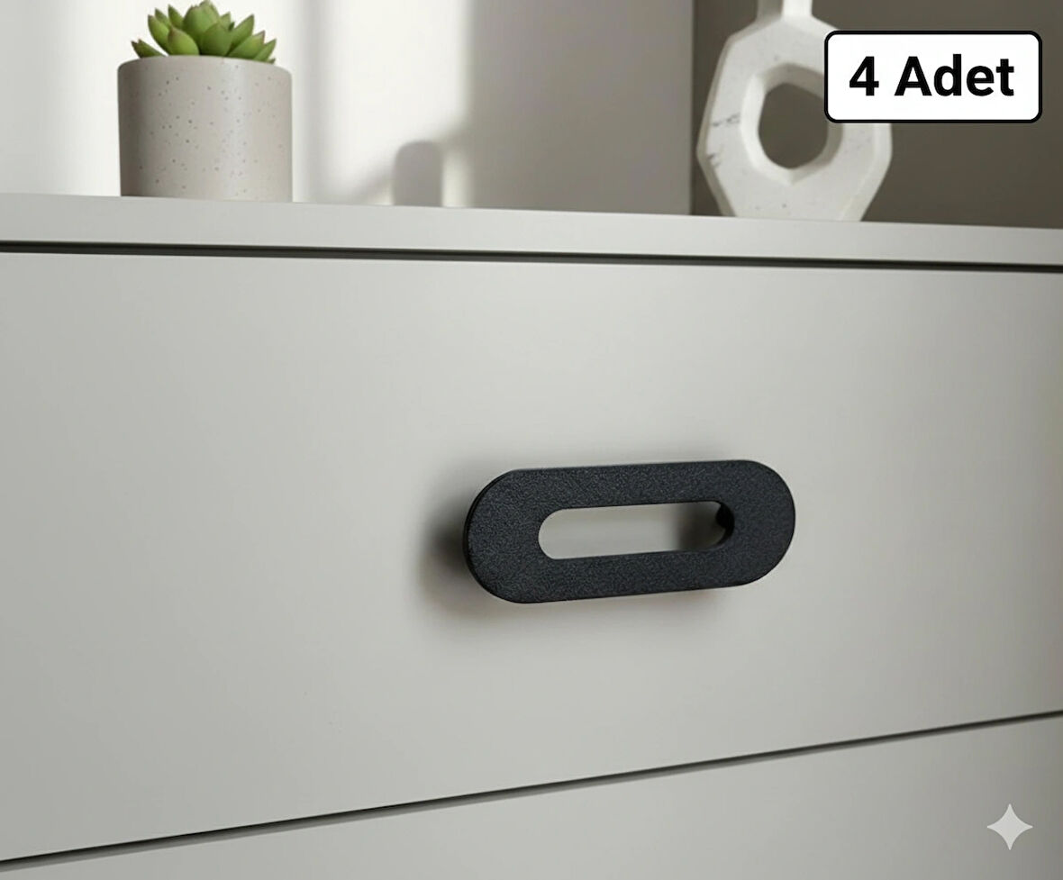 İnel 96 mm Mobilya Kulpu 4 Adet