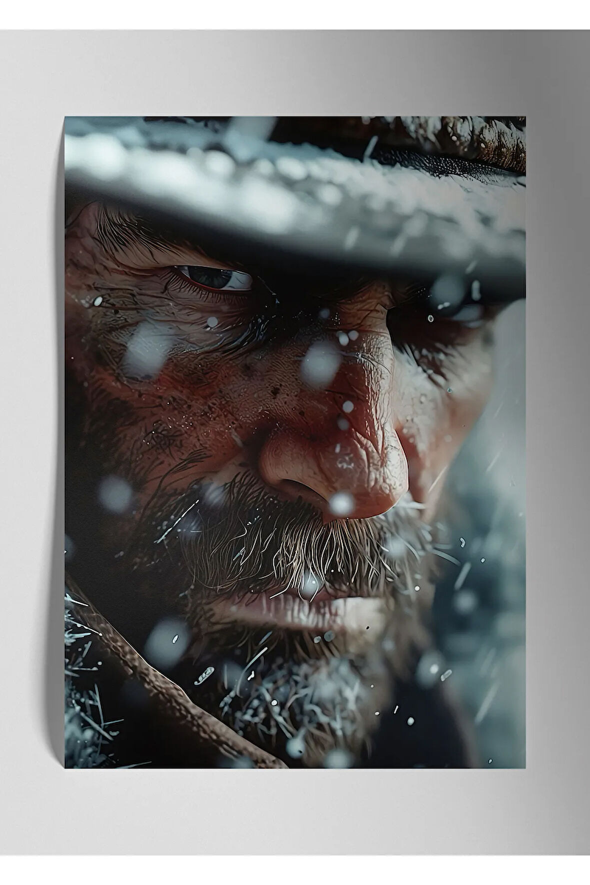 Metal Baskı Parlak Duvar Tablosu - RDR2 - Red Dead Redemption 2