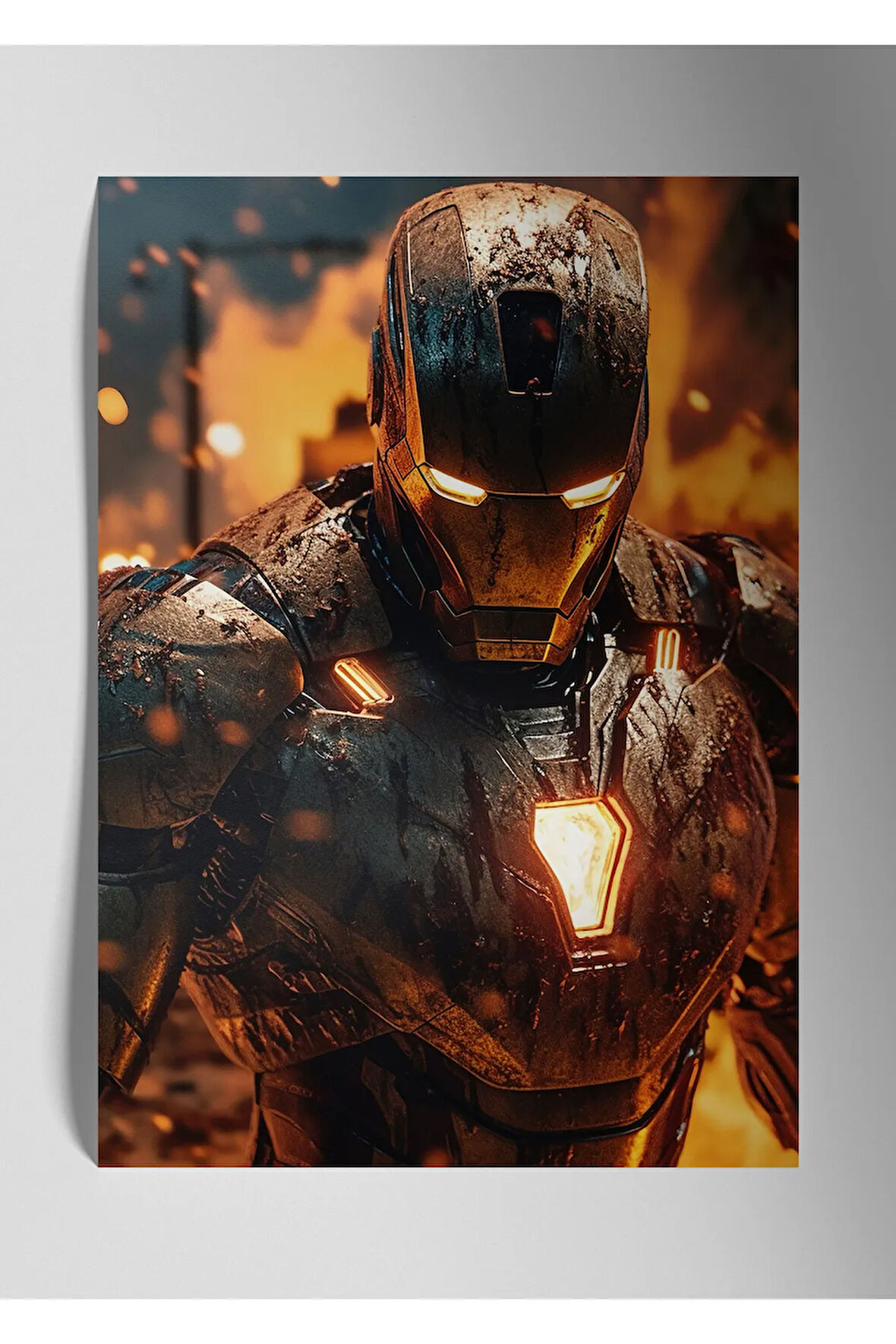 İronman - Tony Marvel - Metal Tablo
