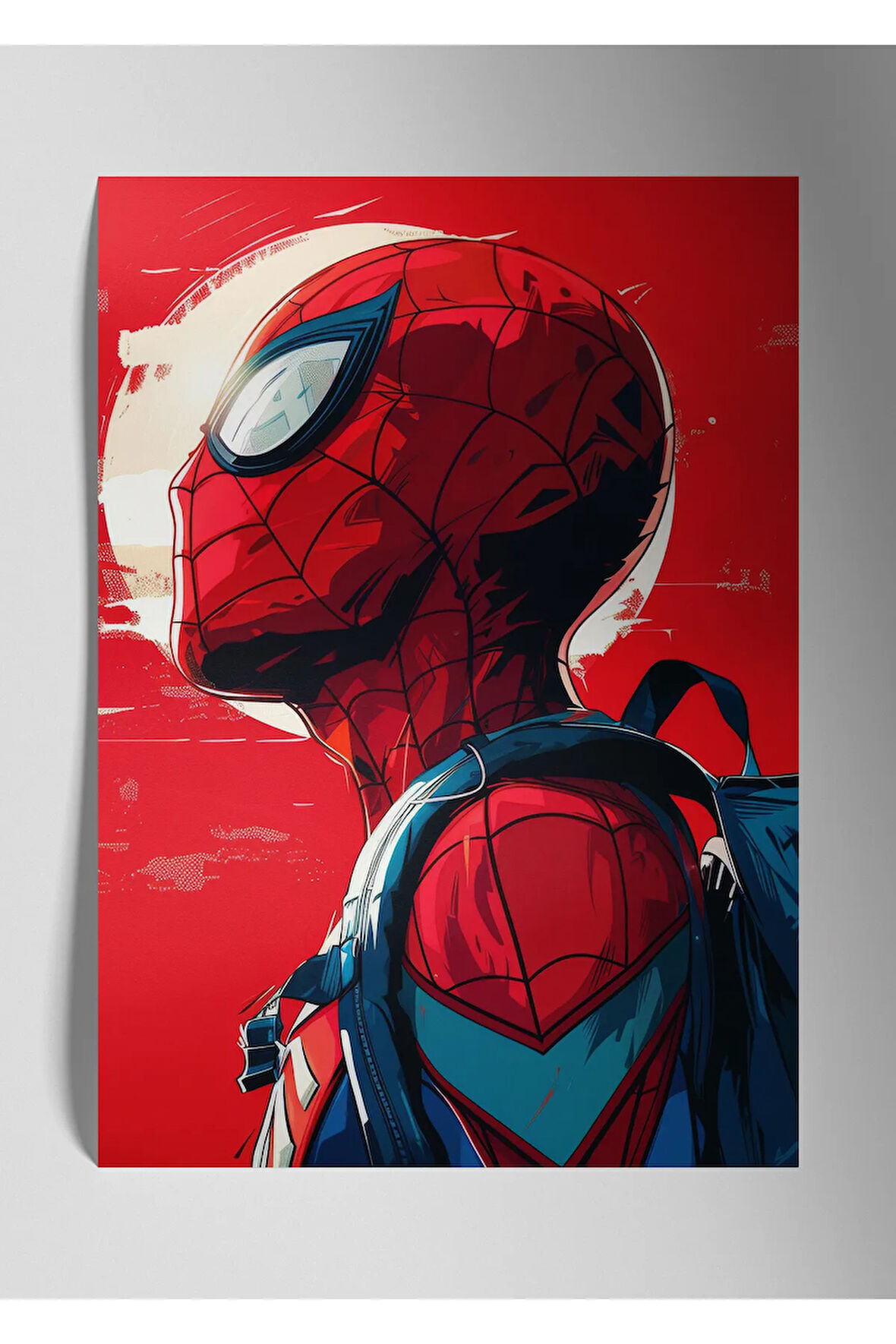 Metal Baskı Marvel Parlak Duvar Tablosu - Spiderman Örümcek Adam