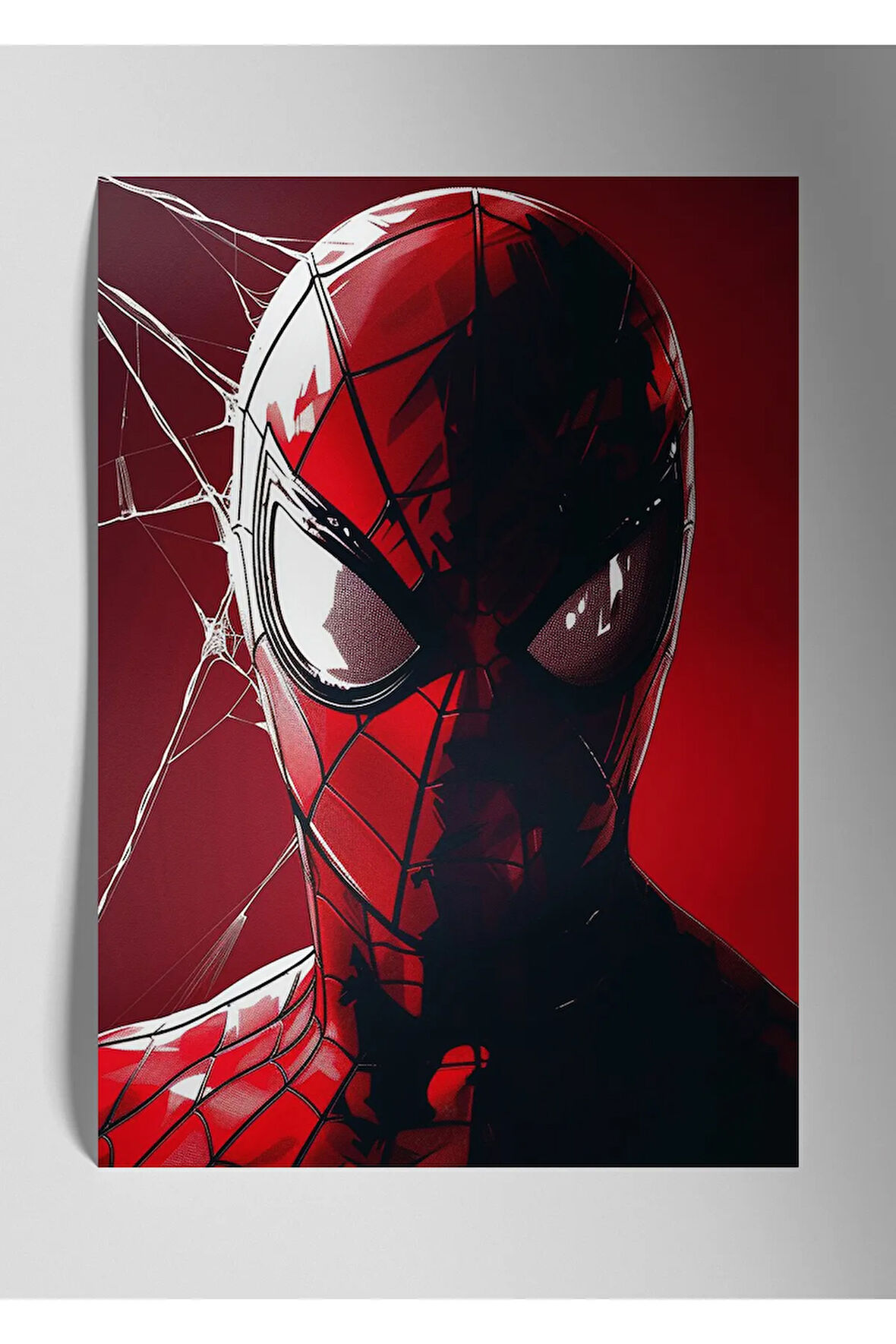 Metal Baskı Marvel Parlak Duvar Tablosu - Spiderman Örümcek Adam