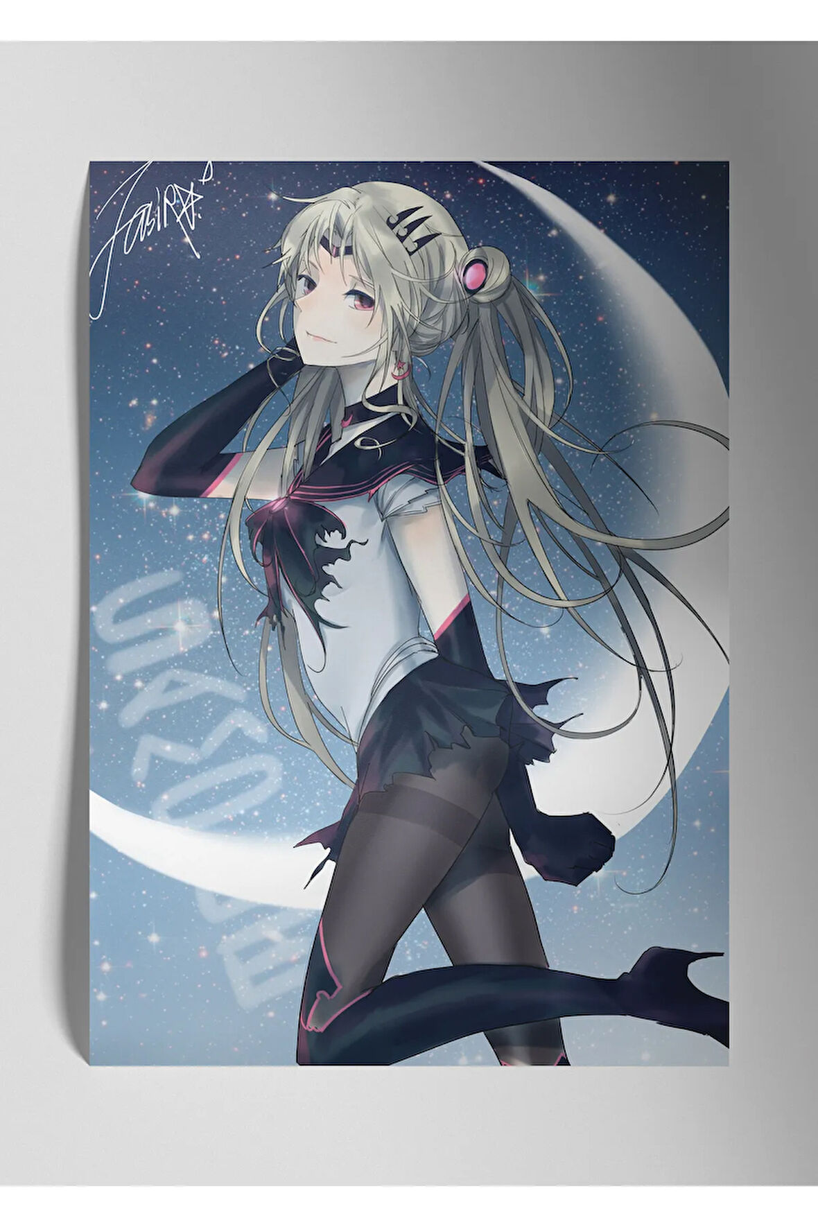 Metal Baskı Anime Duvar Tablosu - Usagi Tsukino