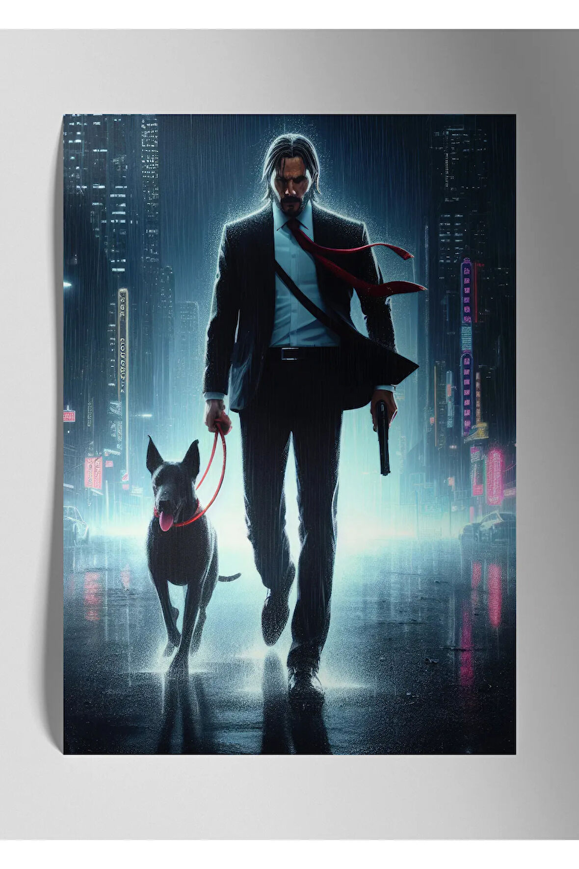 John Wick - Metal Tablo