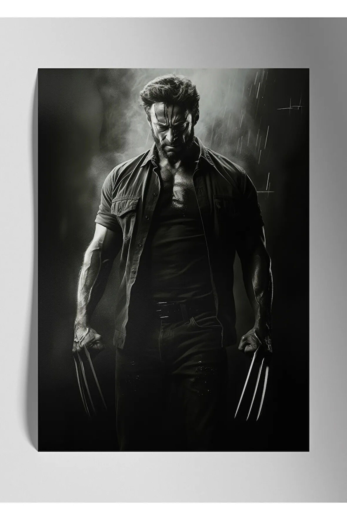 Metal Baskı Marvel Duvar Tablosu - Wolverine
