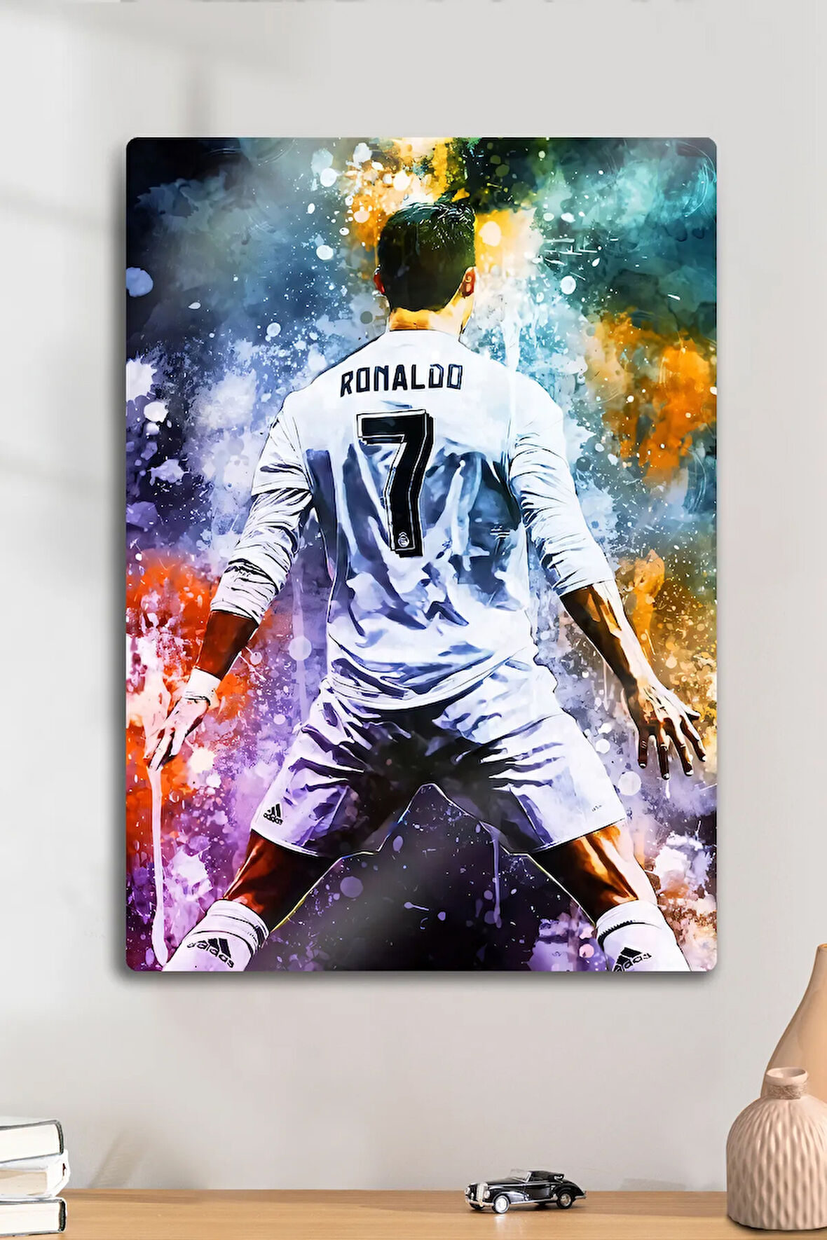 Cristiano Ronaldo CR7 Real Madrid - Metal Poster Tablo