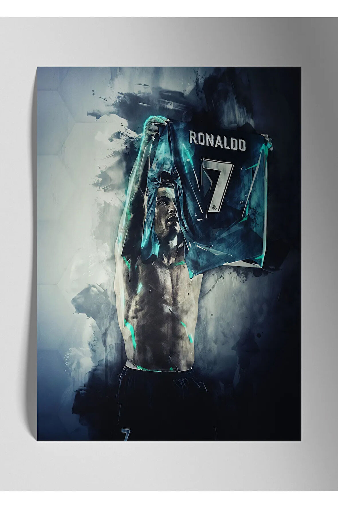 Cristiano Ronaldo - Metal Tablo