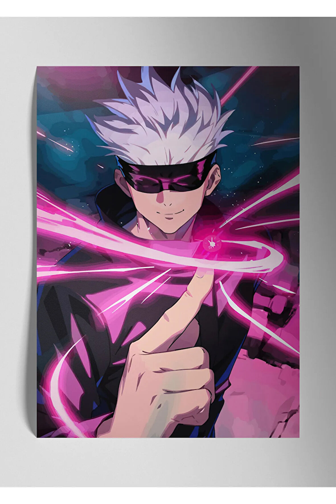 Satoru Gojo Jujutsu Kaisen - Metal Poster Tablo