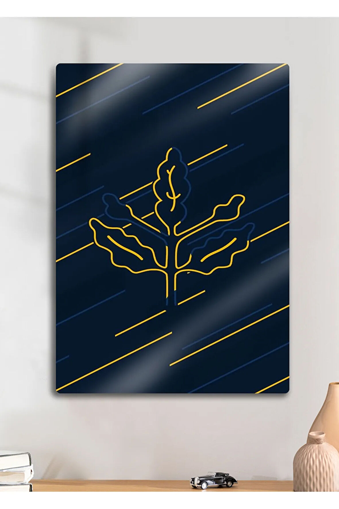 Metal Baskı F. bahce Logolu Taraftar Tablosu