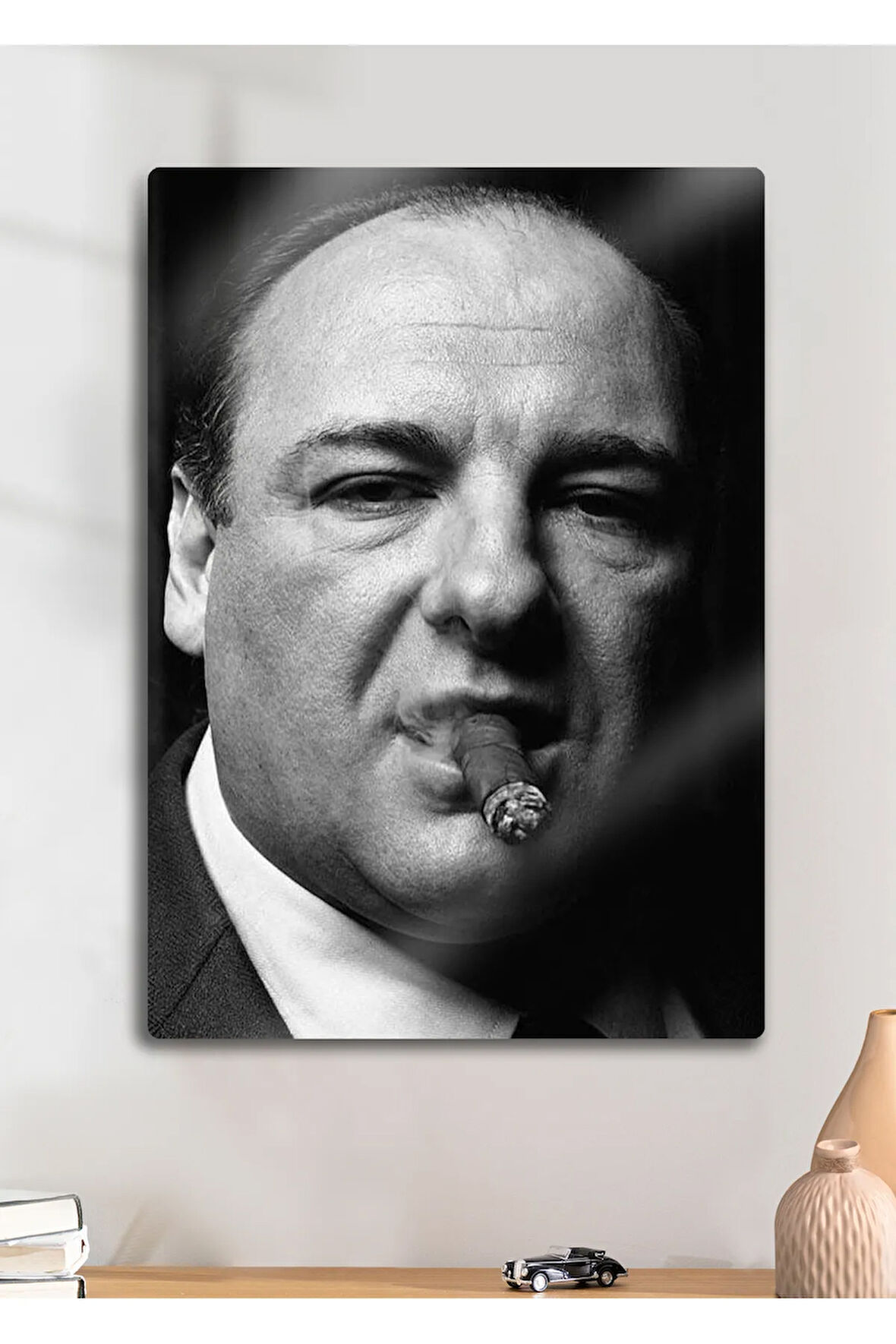 Tony Soprano, The Sopranos - Metal Baskı Parlak Tablo