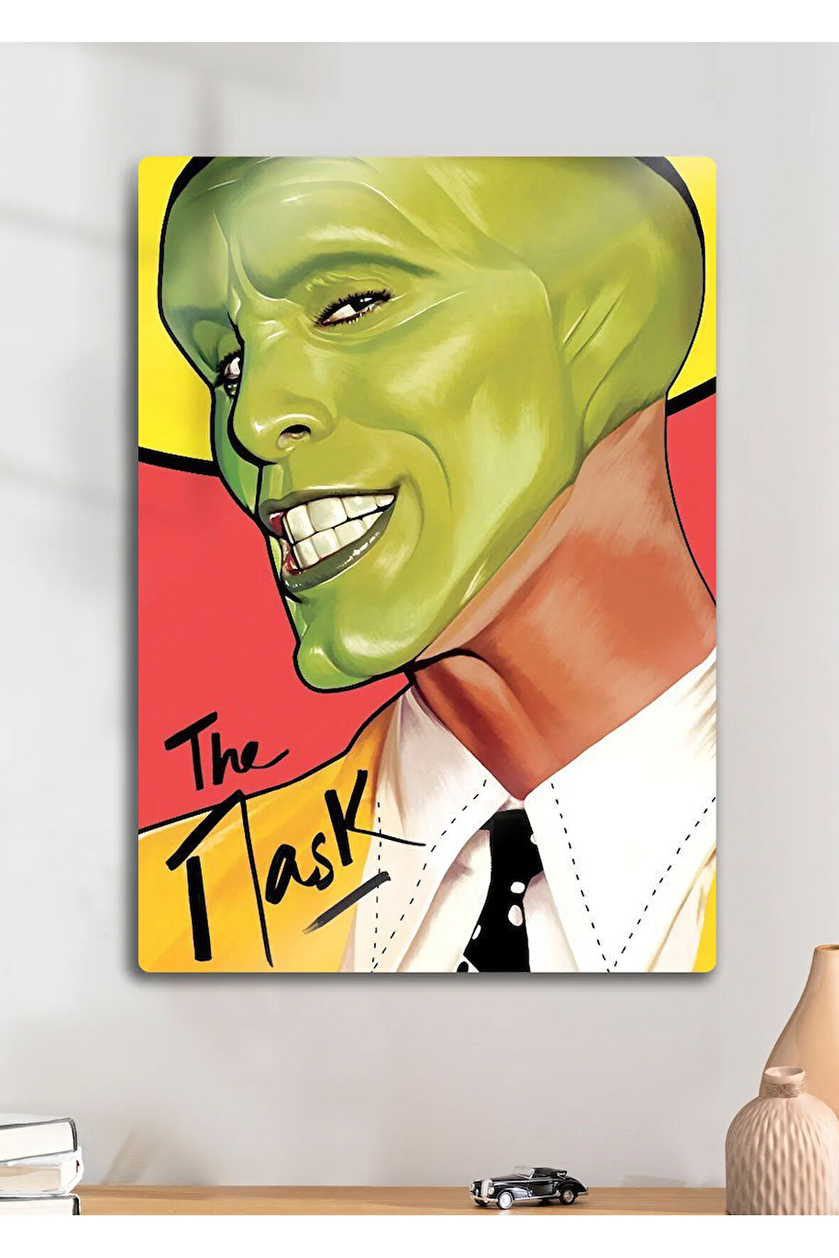 The Mask - Metal Baskı Parlak Tablo