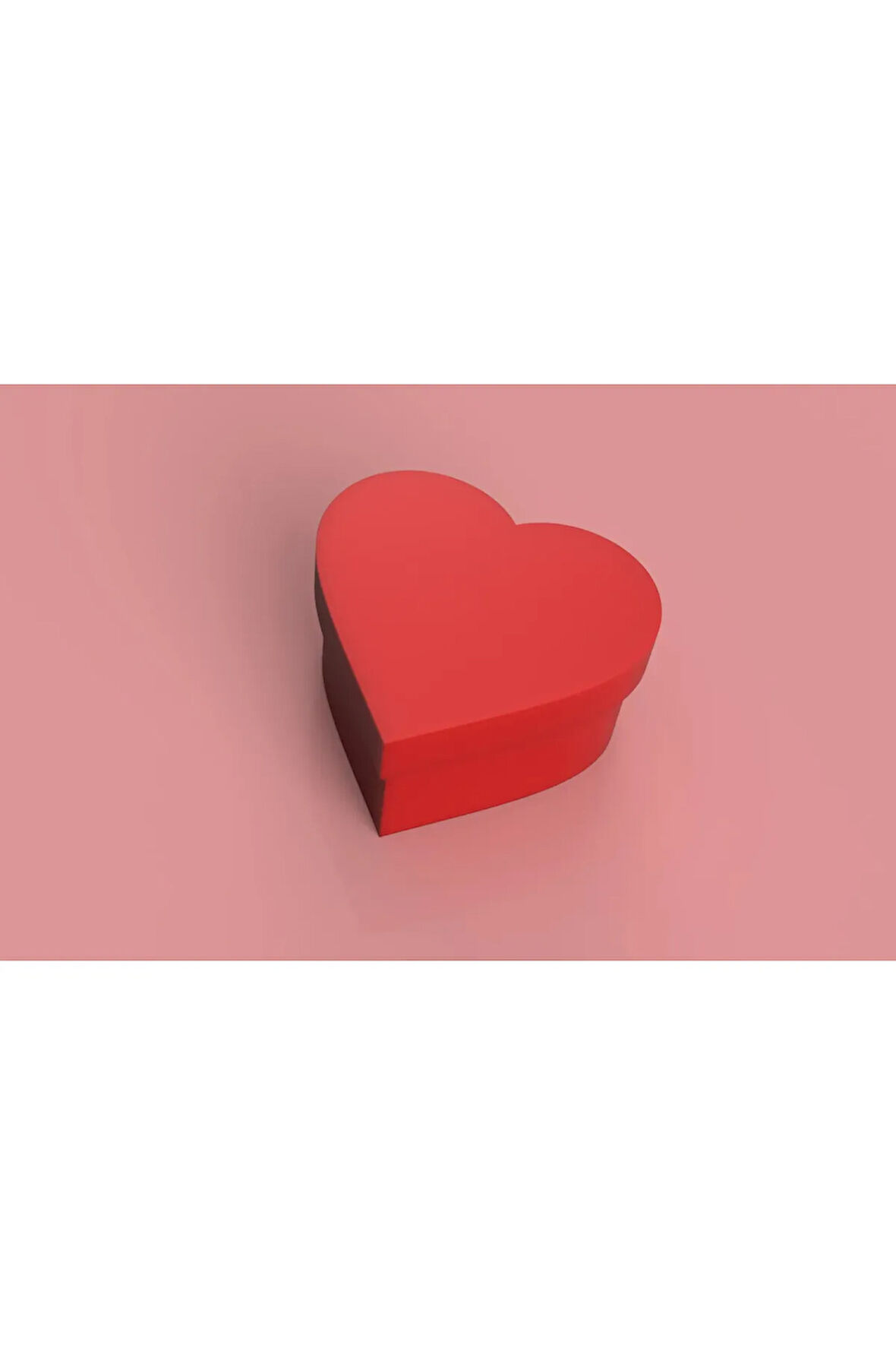 Just3dprintings Kalp Şeklinde Kapaklı Kutu