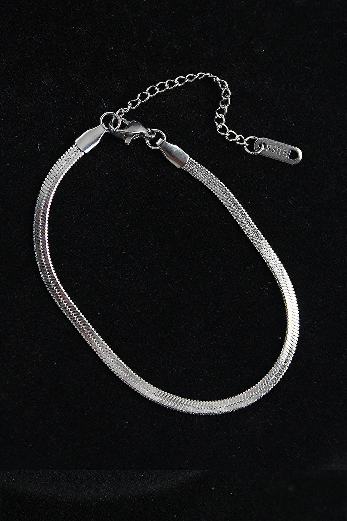 316L Çelik İtalyan Model Gümüş Renk Erkek Bileklik - TJ-EB3743