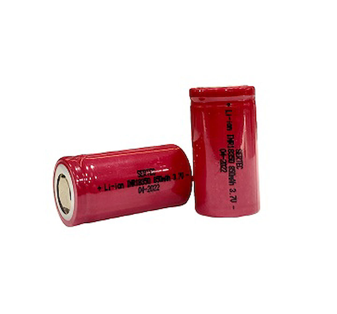 18350 3.7V 850 Mah Li-Ion Şarjlı Pil - 1C