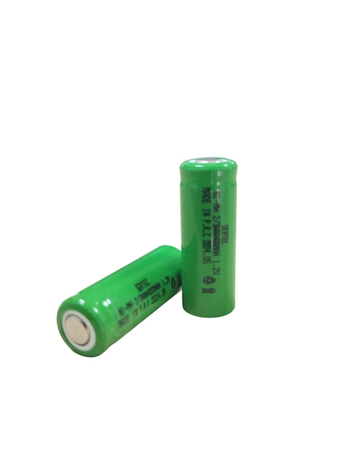1.2V 400 Mah - 2/3AAA - Ni-MH Şarjlı Pil - (Başsız / Flat Head)