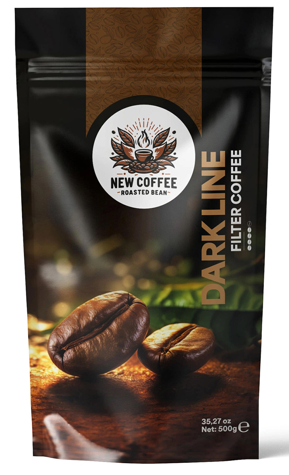 New Coffee DL500GR Dark Line 500gr Öğütülmüş Filtre  Kahve