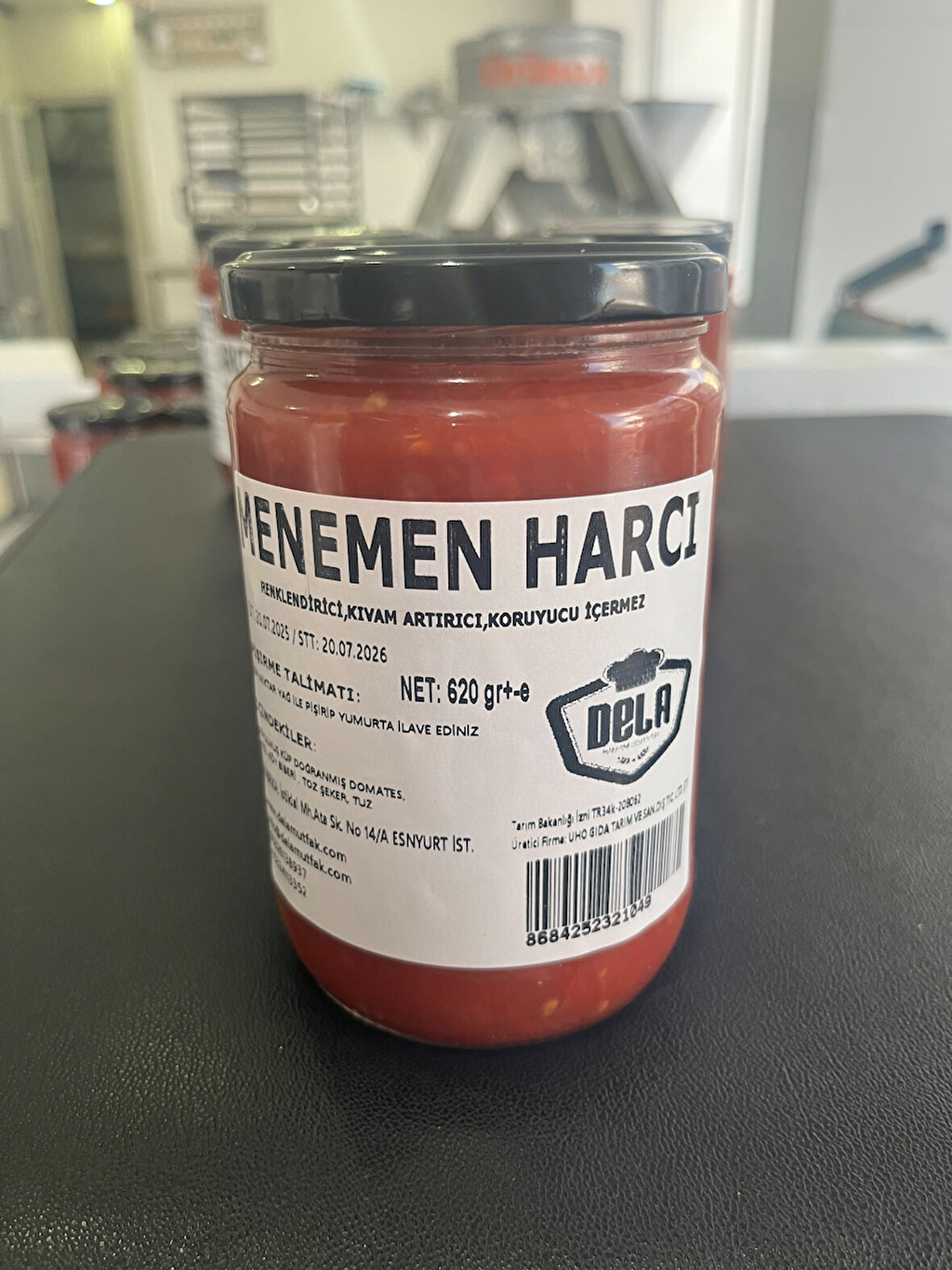 KATKISIZ DOĞAL MENEMEN HARCI 620 GR x 18
