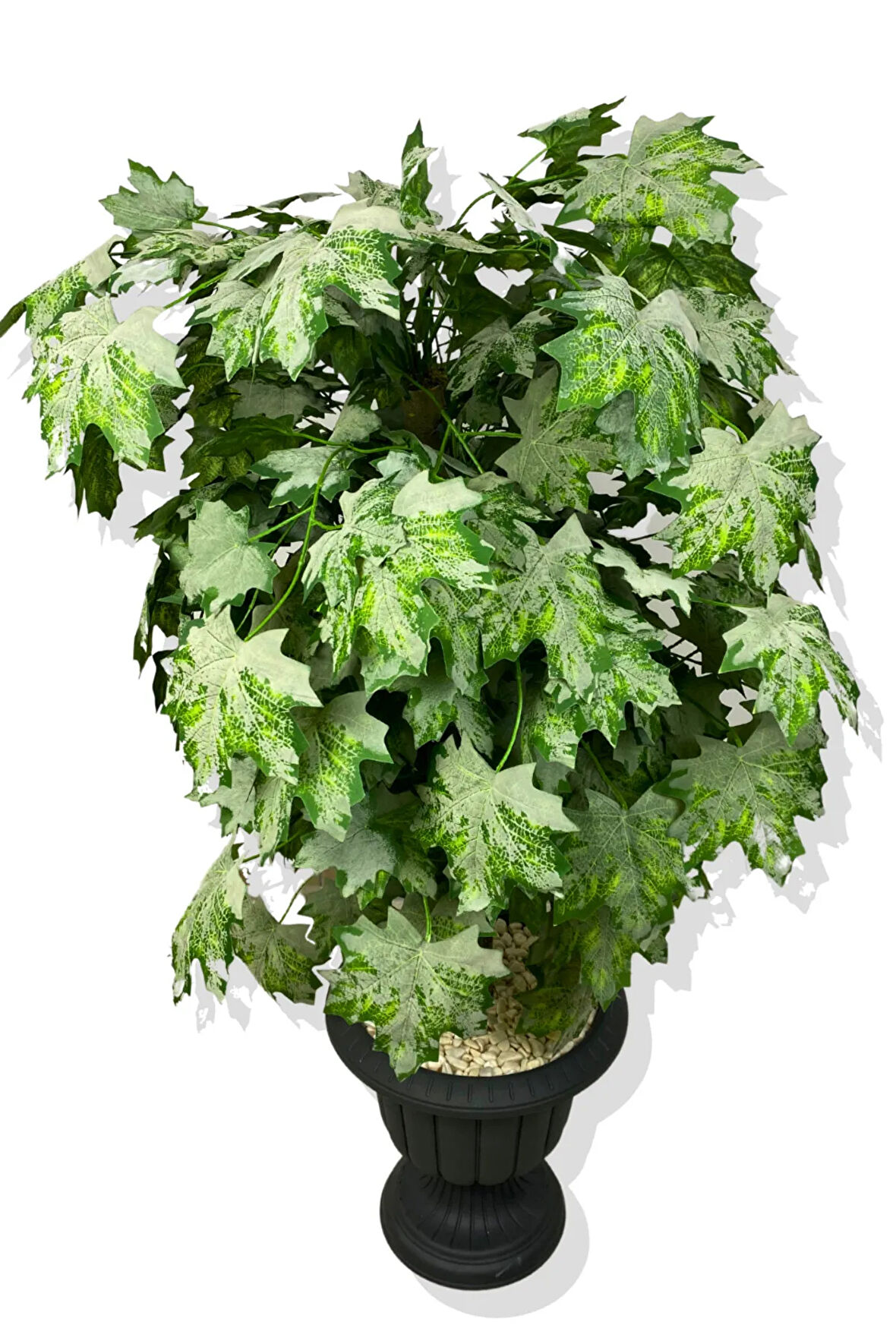 YAPAY AKÇAĞAÇ YAPRAK YEŞİL ÇINAR AĞACI 140 CM 35 CM SAKSI