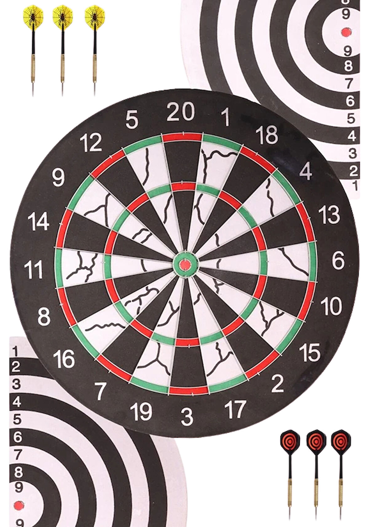 DELTA FLOCKED DART SETİ 18 İNÇ + 6 DART OKU 18 GR