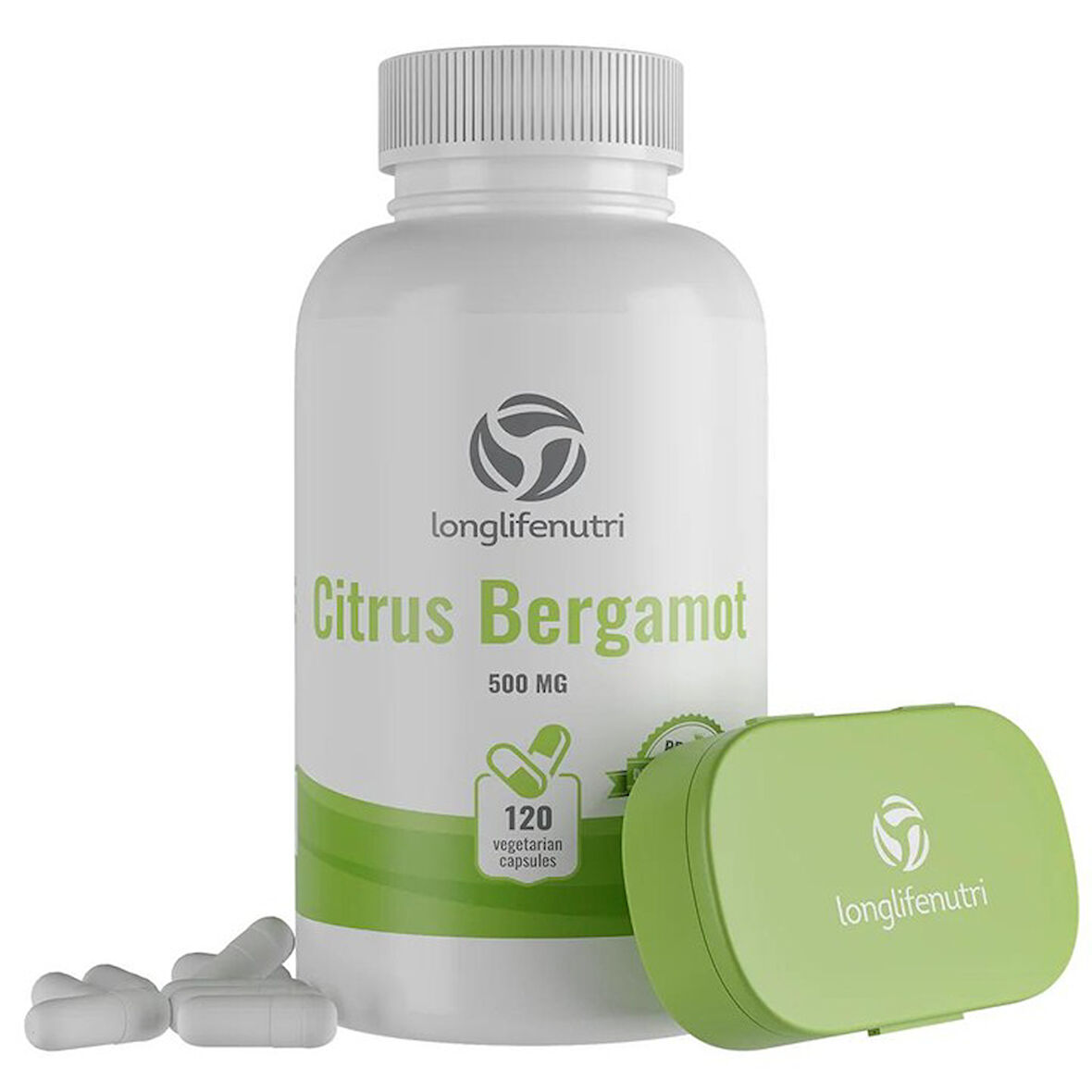 Citrus Bergamot Extract 500mg - 120 Vegetarian Capsules
