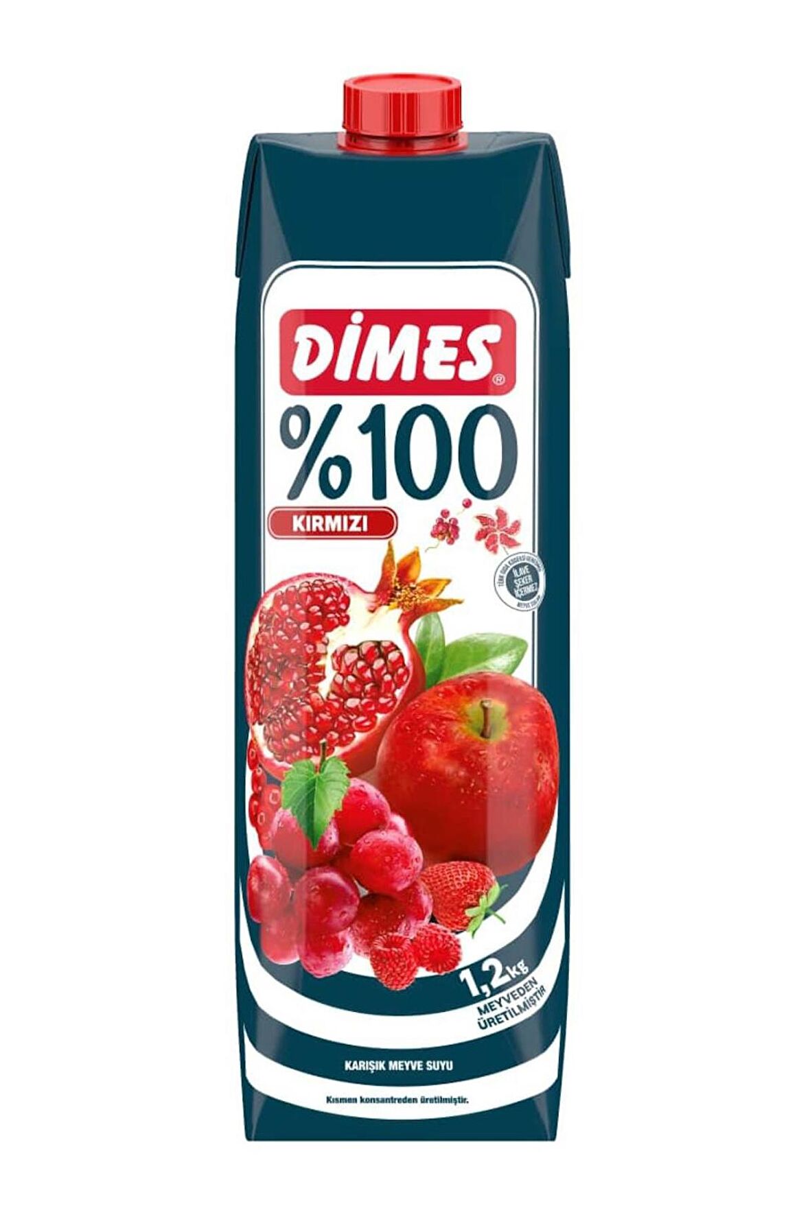 Dimes %100 Kırmızı Karışık Meyve Suyu 1 Lt