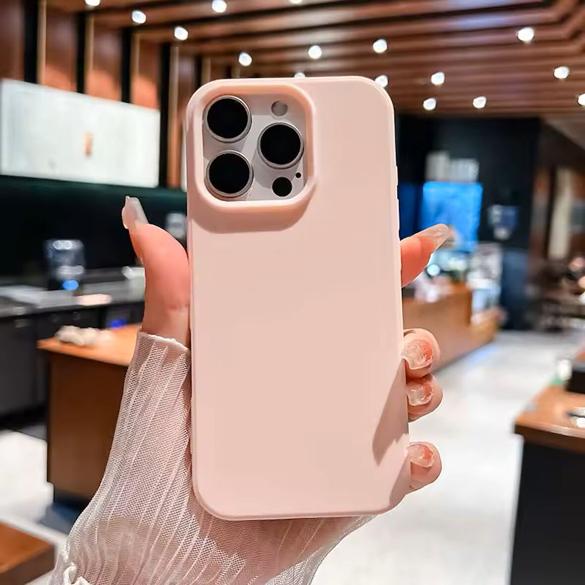 Iphone 16 Pro Max Uyumlu Kılıf Lansman Silikon Ve Esnek