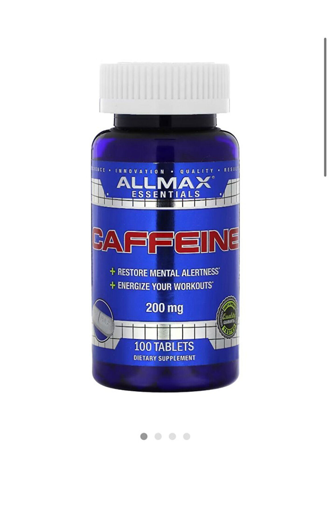 Caffein 200 mg 100 Tablet
