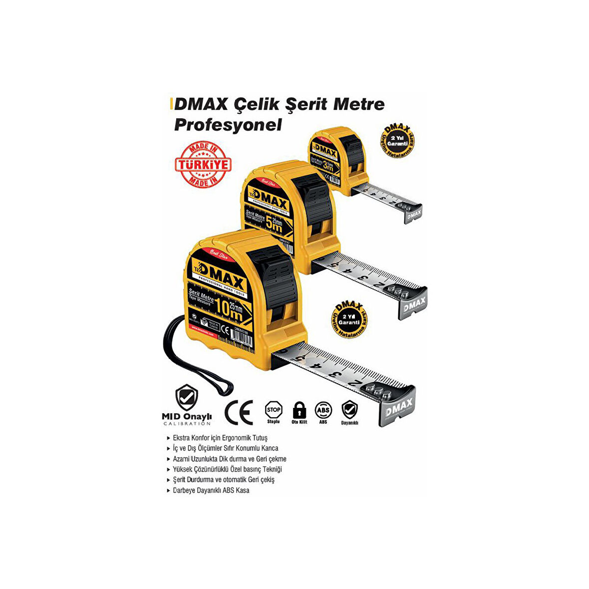 Dmax 5*25 Şerit Metre