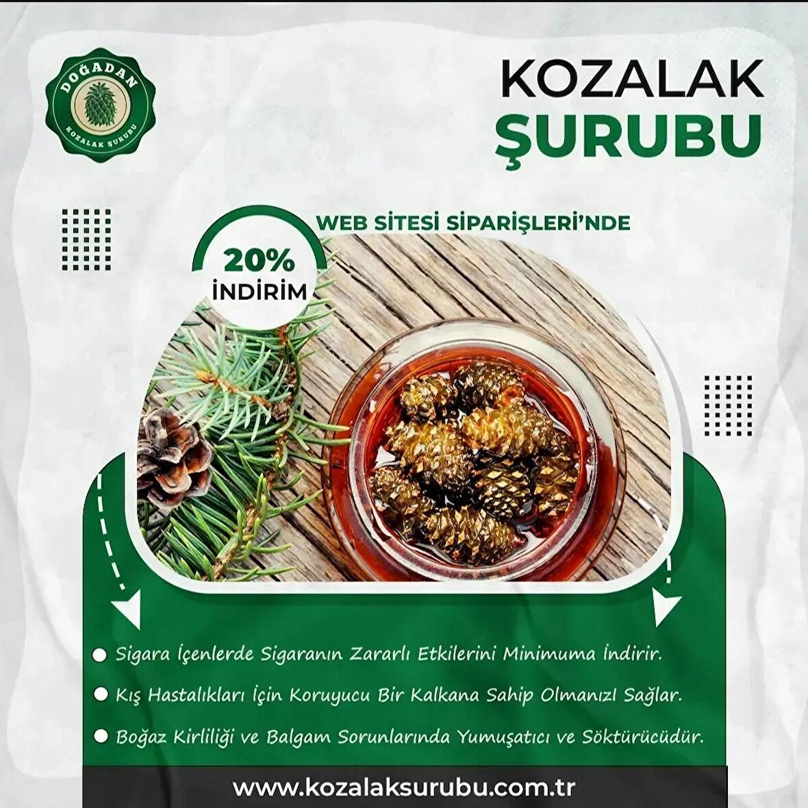 Kozalak Şurubu 475 ml.