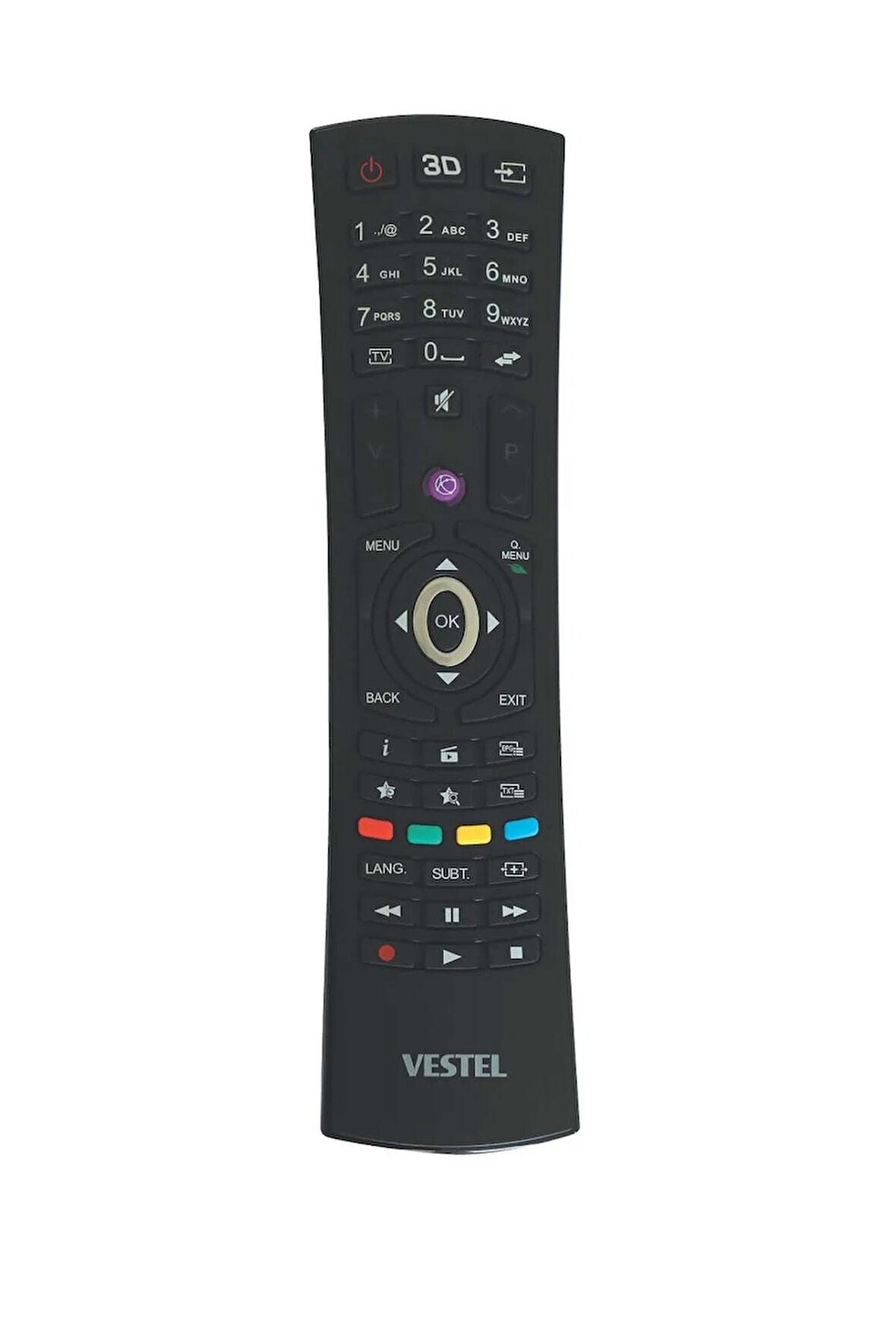 VESTEL LCD TV KUMANDASI 3DLİ