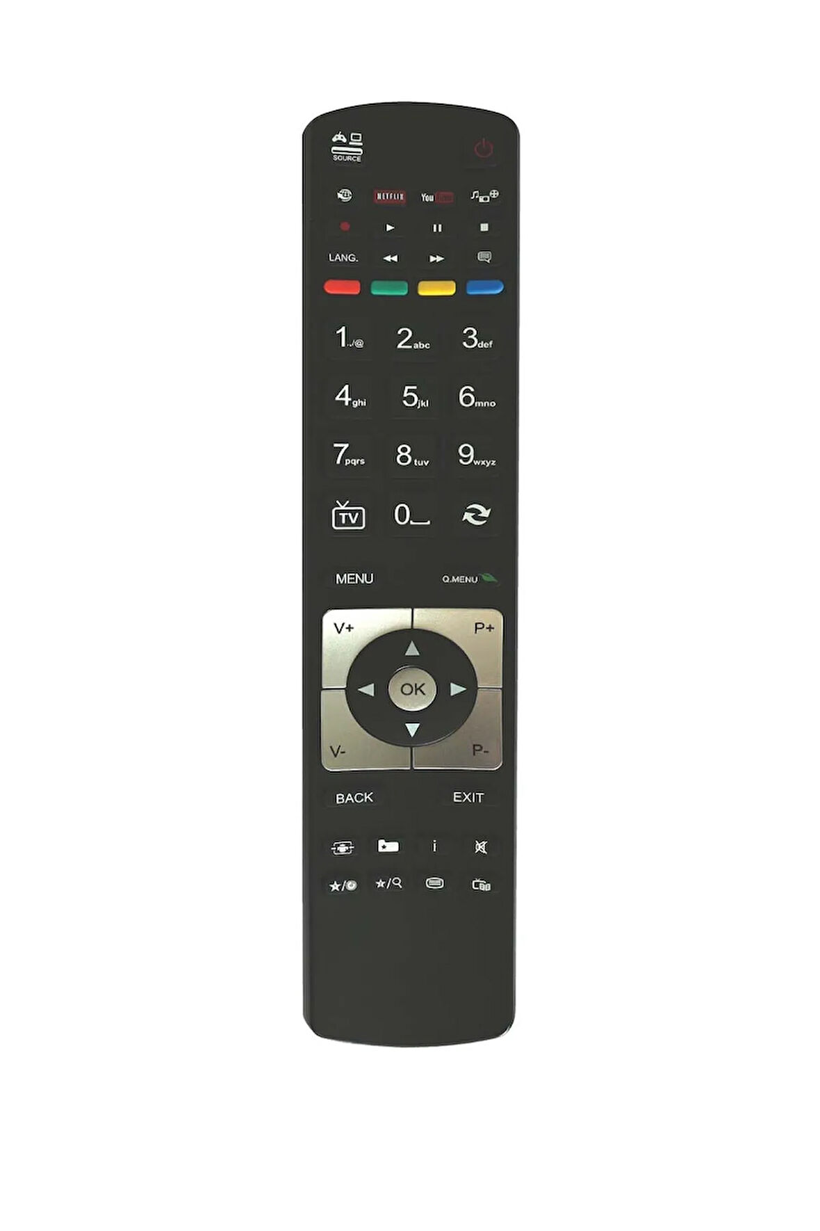 VESTEL LCD NETFLİX-YOUTUBE TUŞLU KUMANDA