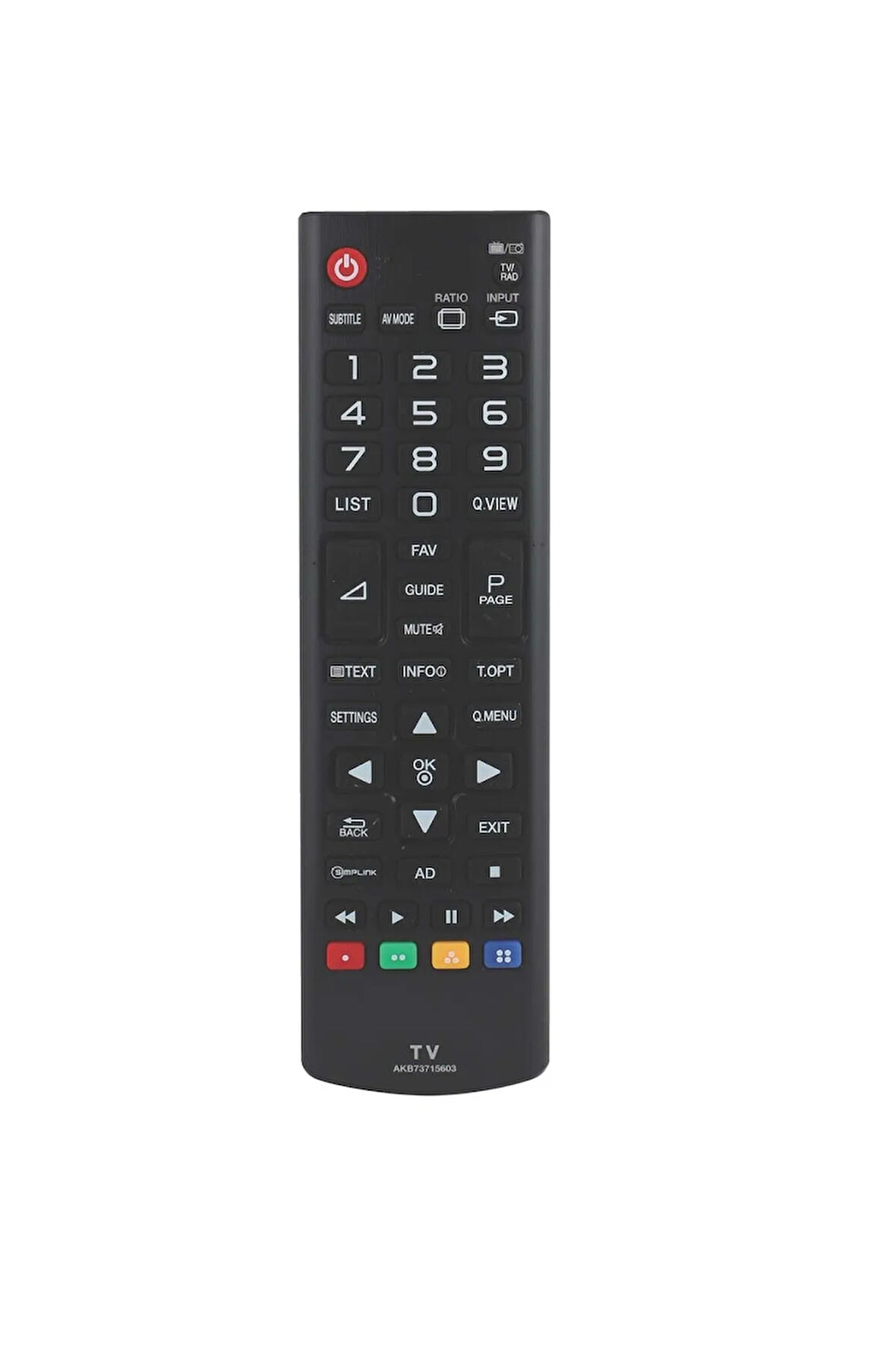 LG RM-L 116C LCD TV KUMANDASI