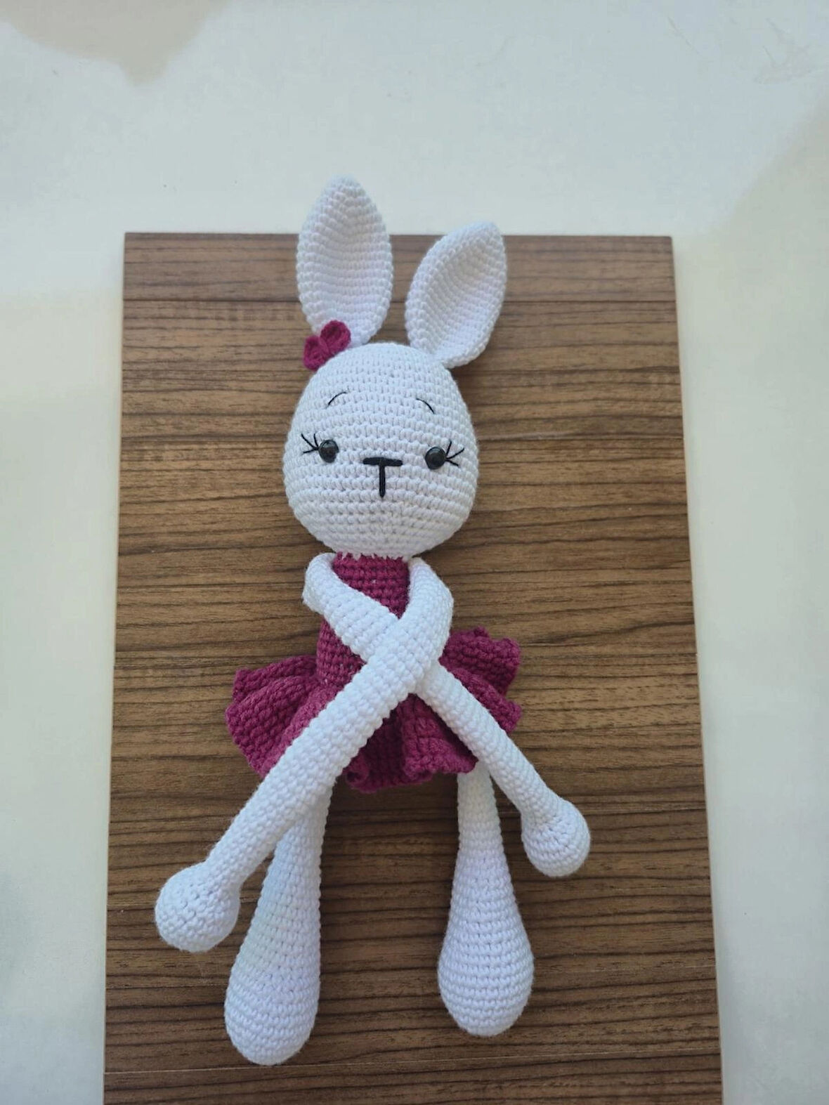 Perde Tutucu Tavşan (Amigurumi)