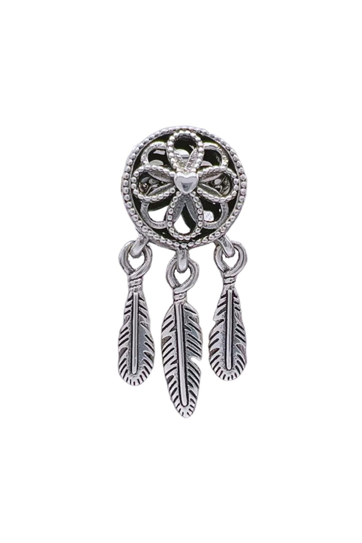 Gümüş Spiritüel Düş Kapanı Charm | 925 Ayar Gümüş