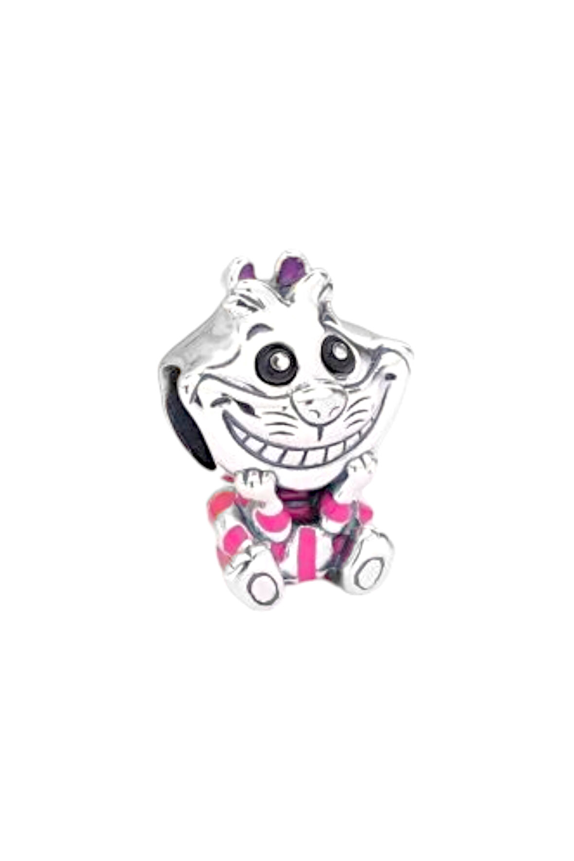 Alice Harikalar Diyarında Cheshire Charm | 925 Ayar Gümüş