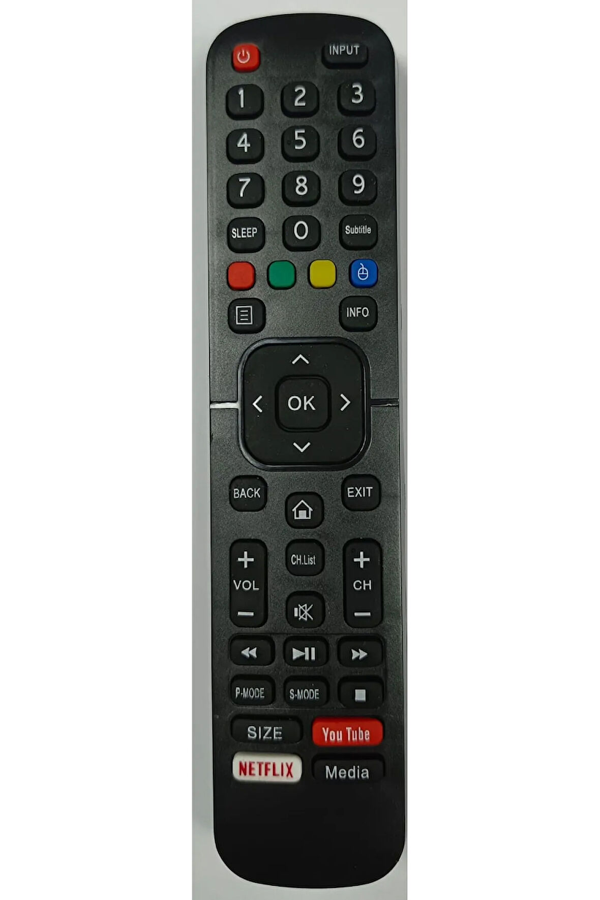 STRONG LCD NETFLİX-YOUTUBE TUŞLU ANDROİD TV KUMANDASI