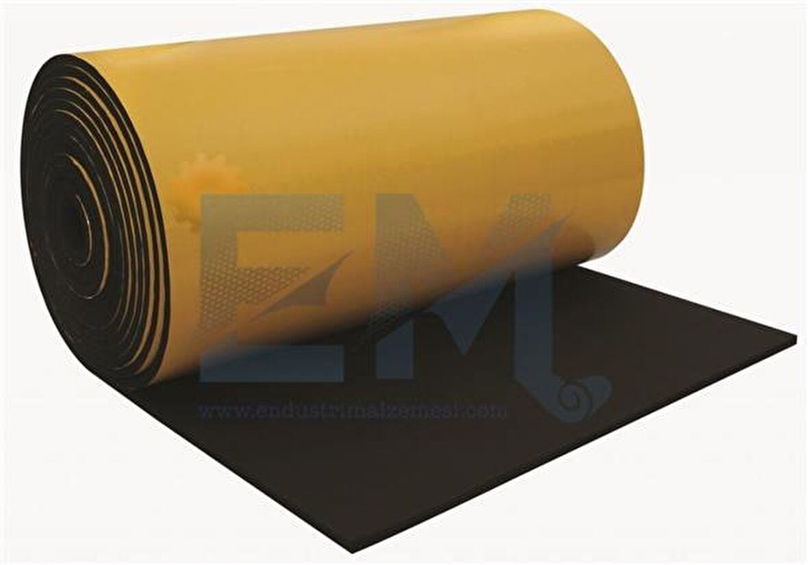 YAPIŞKANLI EPDM SÜNGER LEVHA 3 MM EN:1 MT BOY:1 MT