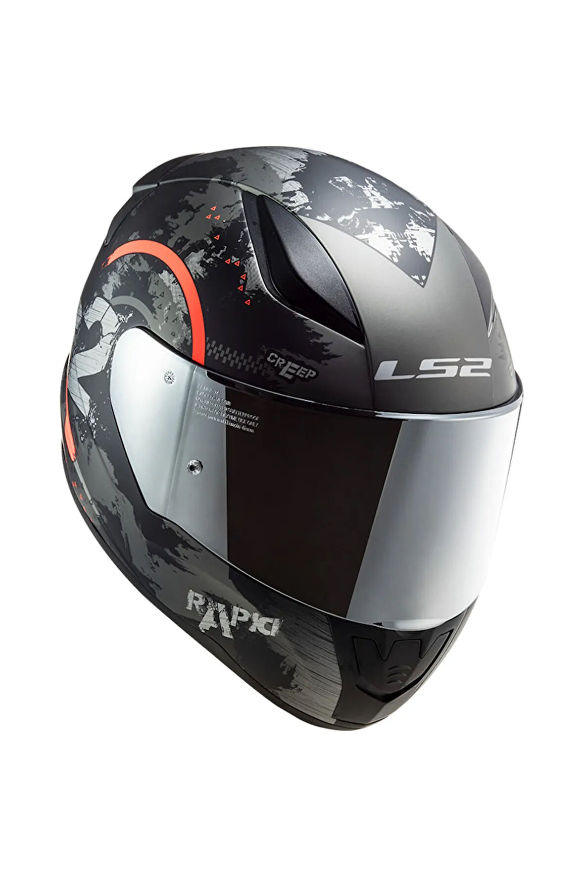 RAPID 2 CIRCLE  FULLFACE MOTOSİKLET KASKI GRİ CAMLI