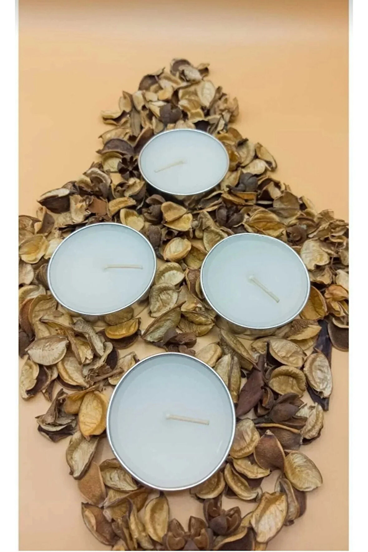 10'lu Tealight Beyaz 11 Gr.