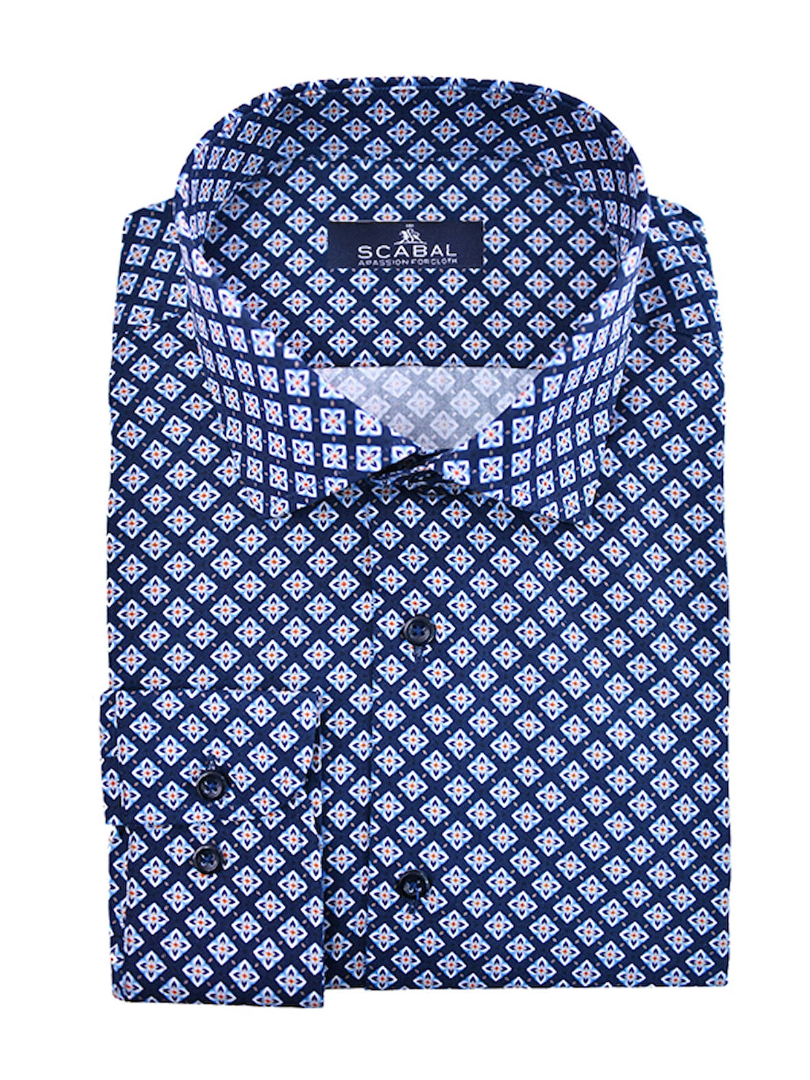 Erkek Dijital Baskılı %100 Pamuk Gömlek